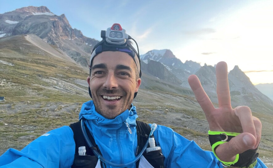 Bruno se mobilise pour Imagine for Margo lors de l’Ultra-Trail du Mont-Blanc