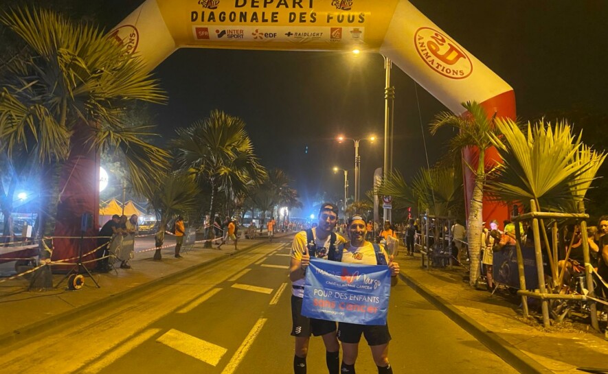 Diagonale des Fous 2024 : Huit coureurs solidaires collectent 7 185€ pour Imagine for Margo