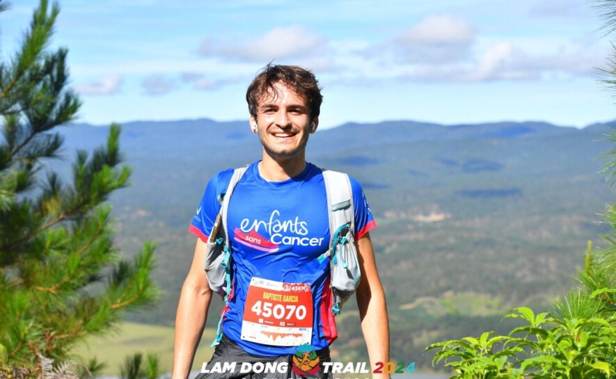 Baptiste Garcia au LAM DONG Trail au Vietnam : une mobilisation inspirante contre le cancer des enfants