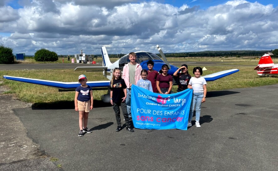 Un baptême de l’air inoubliable pour les enfants Imagine for Margo avec l’Aéroclub de Versailles