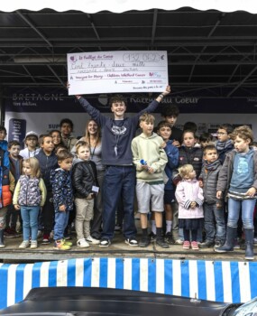 Un démarrage solidaire réussi en Bretagne pour son premier Rallye du Coeur