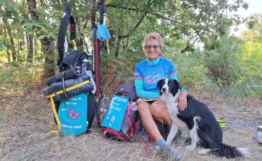 850 km de marche entre Arles et Salles : le nouveau défi de Gina
