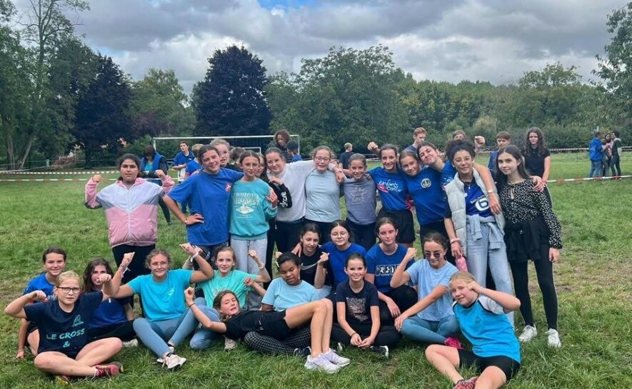 Les élèves de l’école Notre-Dame de Liesse courent pour l’espoir