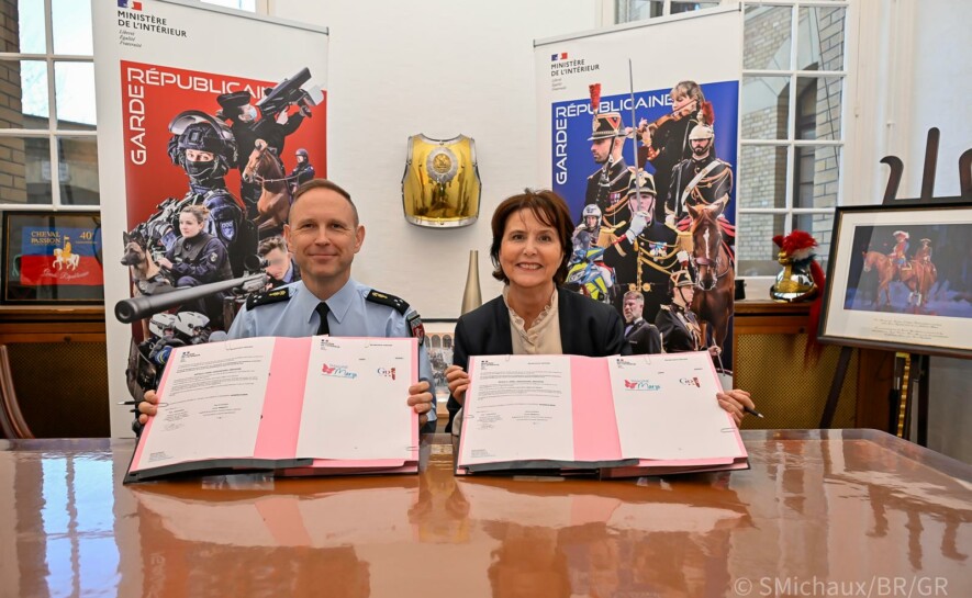 La Garde républicaine et Imagine for Margo renouvellent leur partenariat en 2026