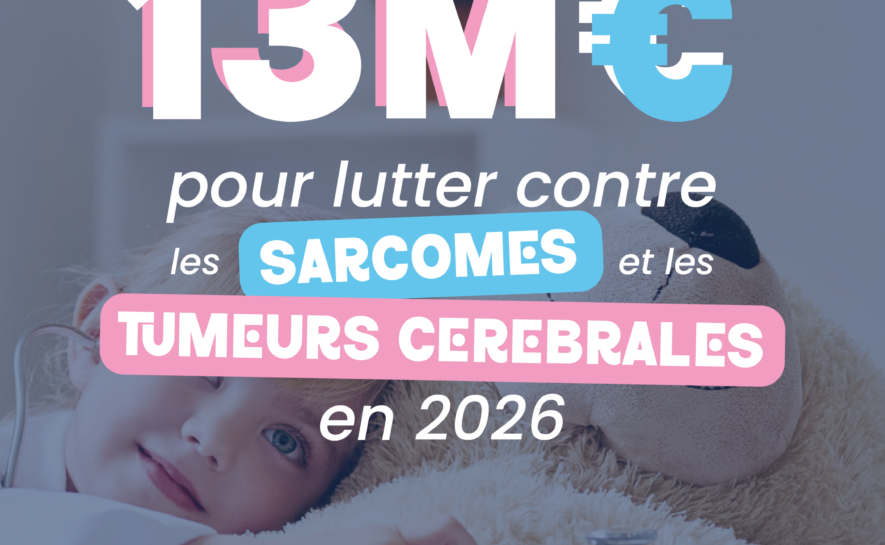 Contre les sarcomes et les tumeurs cérébrales, Imagine for Margo et Fight Kids Cancer financeront 6 programmes de recherche en 2026
