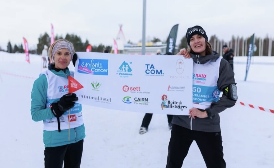 Raid féminin en Laponie : le défi sportif et solidaire de Nathalie et Barbara