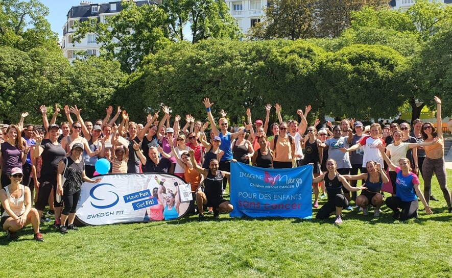 Cours de sport solidaires pour des enfants sans cancer by Swedish Fit