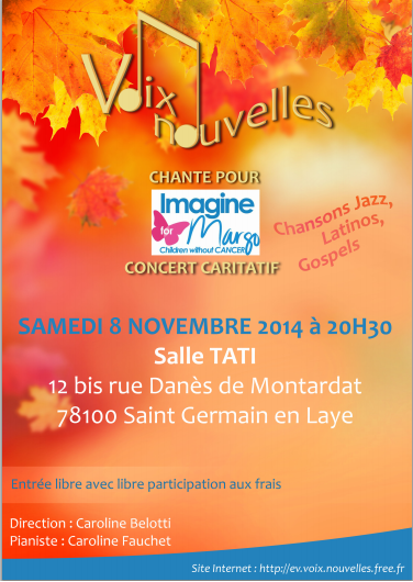 8 Novembre 2014-Concert les Voix Nouvelles Saint-Germain-en-Laye