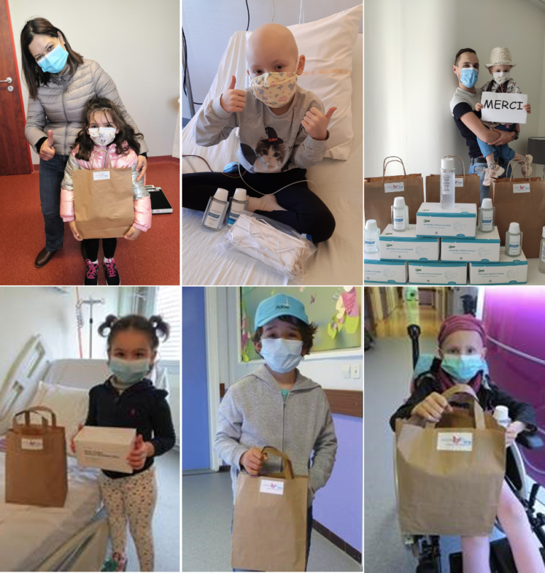 COVID-19: MASKS AND GEL FOR CHILDREN BEING TREATED ...