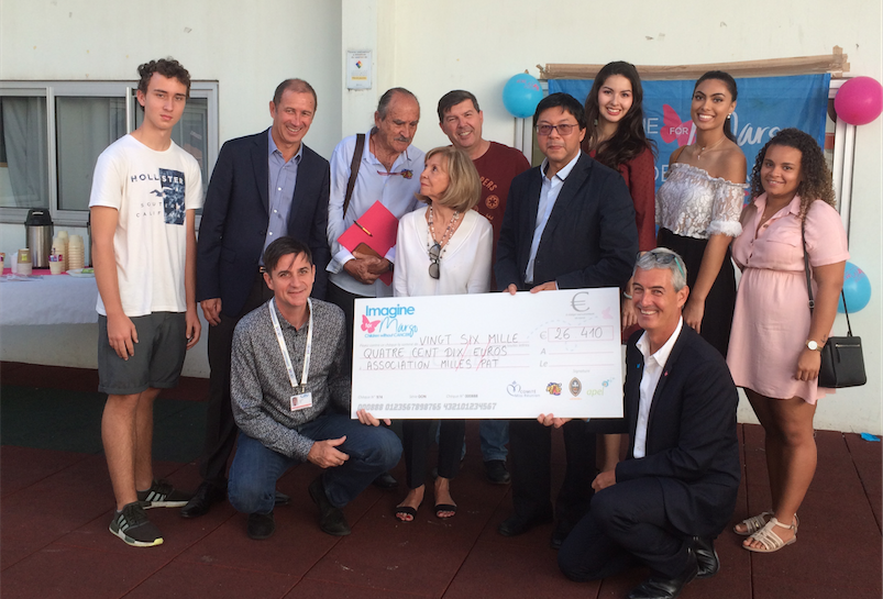 26 000 euros reversés au service pédiatrique du CHU de La Réunion 