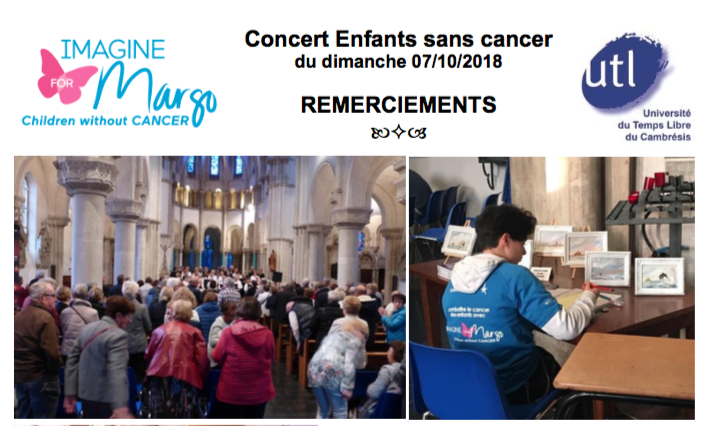 Un concert pour les enfants atteints de cancer à Cambrai