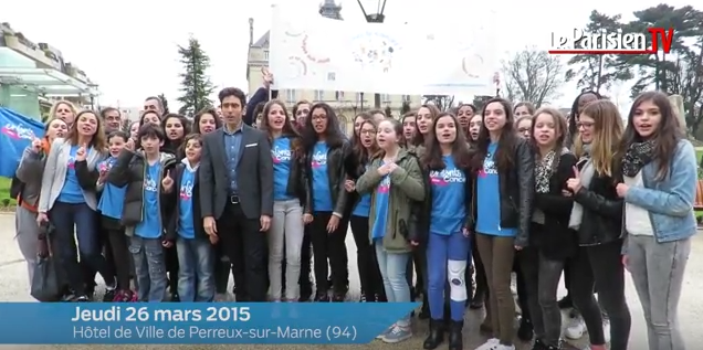 LE PARISIEN TV – le 27 Mars 2015 – Au profit des enfants atteints du cancer