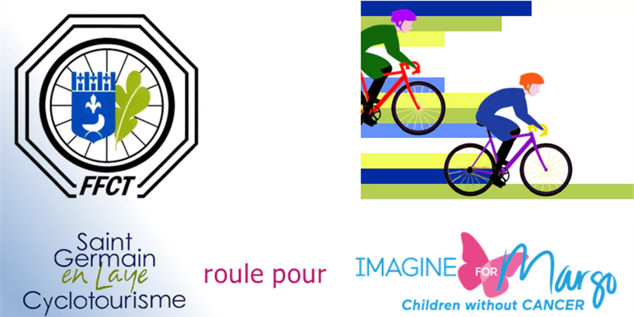 club cylco Saint-Germain-en-Laye roule pour Imagine for Margo afin d'aider la lutte contre le cancer des enfants