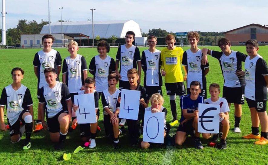 Le club de football Montesquieu FC se mobilise pour Maleaume
