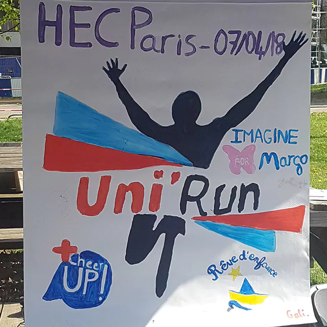 unri run by HEC Paris au profit d'Imagine for Margo