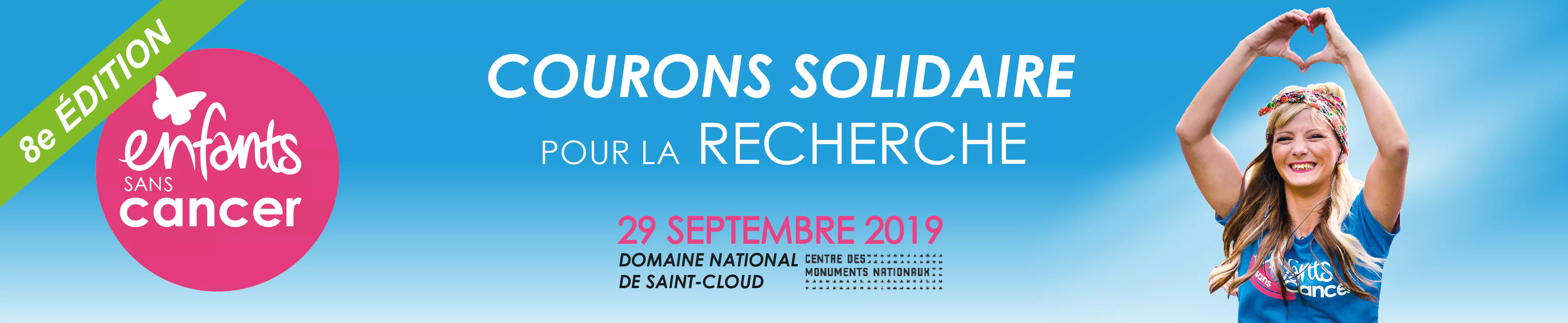 Course Enfants sans Cancer le 29 septembre 2019 au Domaine National de Saint-Cloud