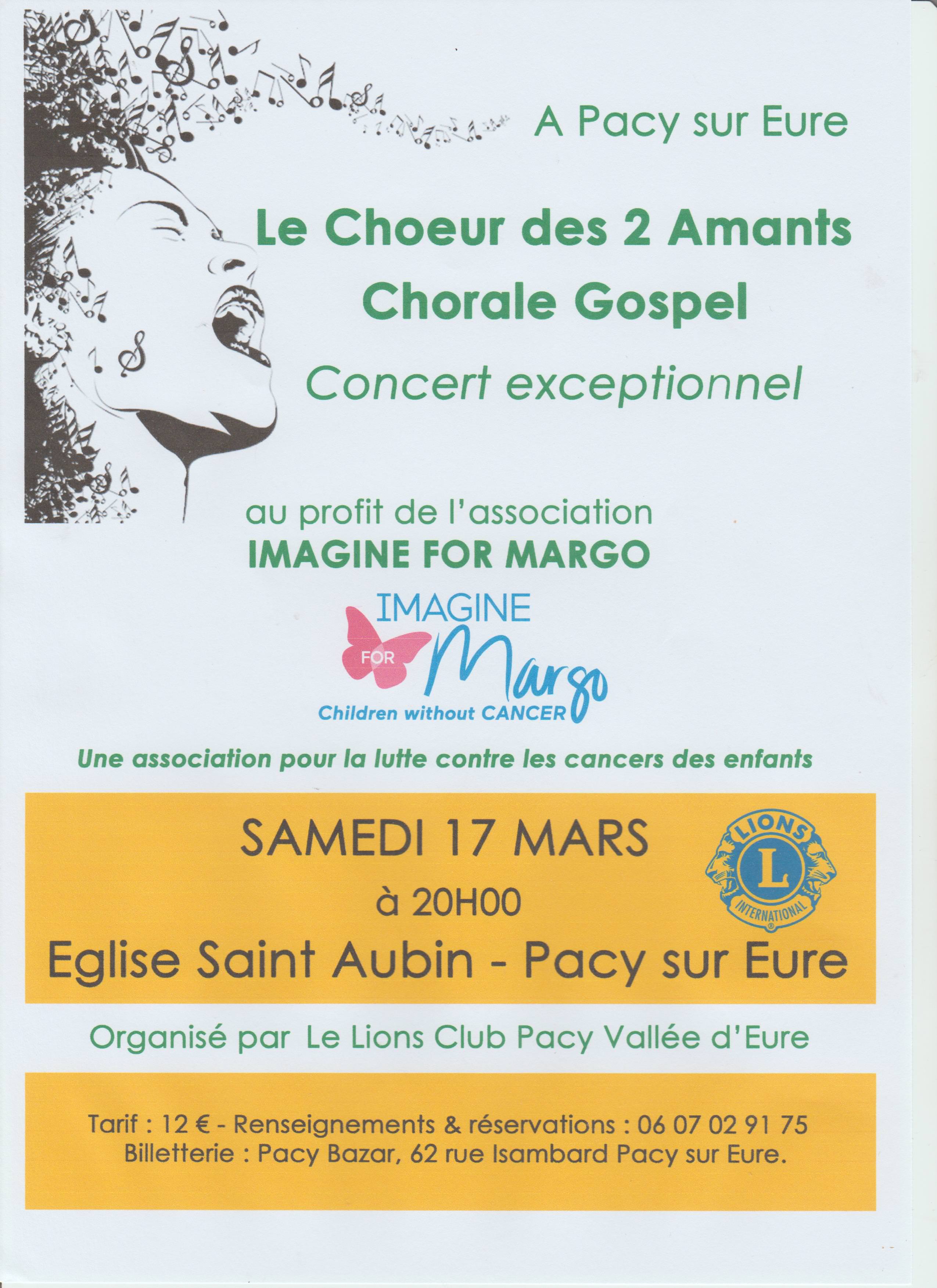 soirée gospel lions club