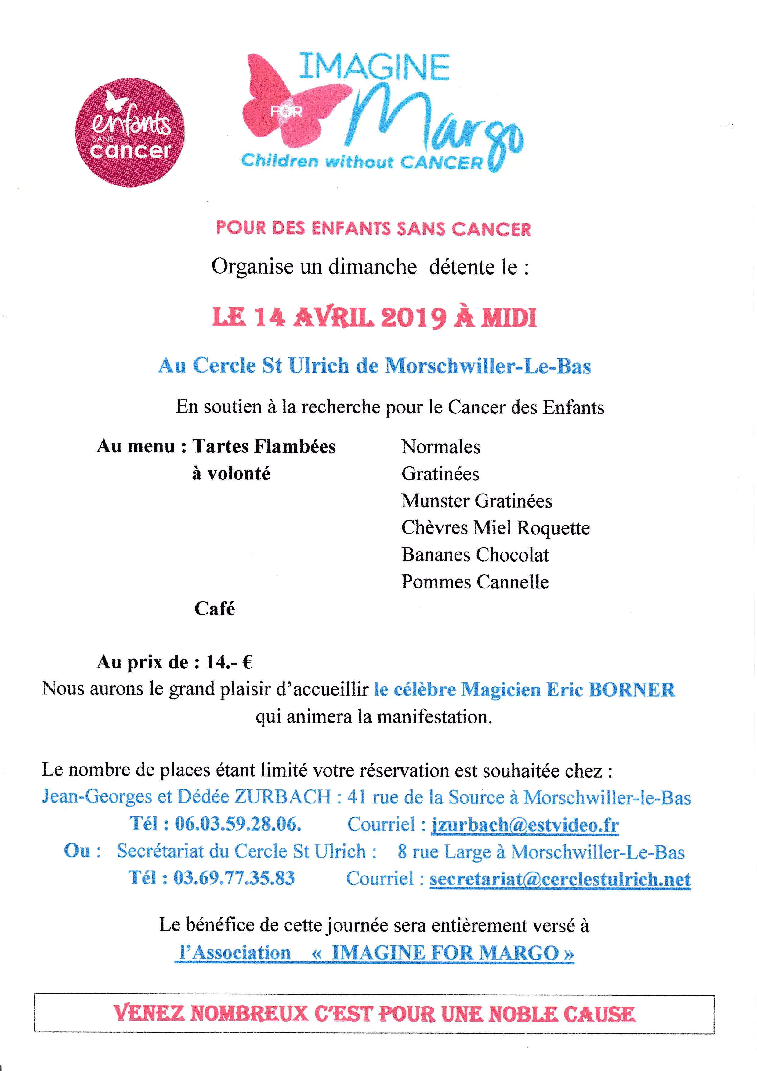 évènement organisé pour lutter contre le cancer des enfants